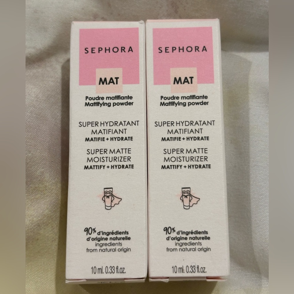Two Sephora Super Matte Moisturizer Mini 10ml - Picture 2 of 5